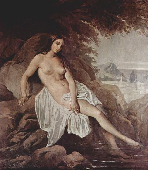 Francesco Hayez Badende oil painting picture